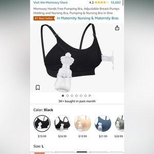 Momcozy hands free pumping bra